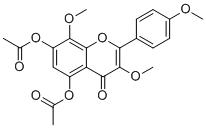 5,7-Diacetoxy-3,8,4'-trimethoxyflavone图片