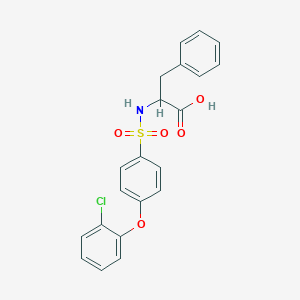 ((4-(2-Chlorophenoxy)phenyl)sulfonyl)phenylalanineͼƬ