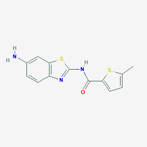 N-(6-Amino-1,3-benzothiazol-2-yl)-5-methylthiophene-2-carboxamideͼƬ