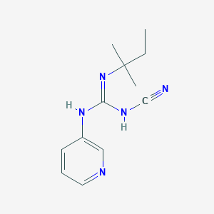 N-Cyano-N'-(1,1-dimethylpropyl)-N''-3-pyridinyl-guanidineͼƬ