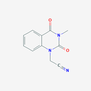 (3-methyl-2,4-dioxo-3,4-dihydroquinazolin-1(2H)-yl)acetonitrileͼƬ