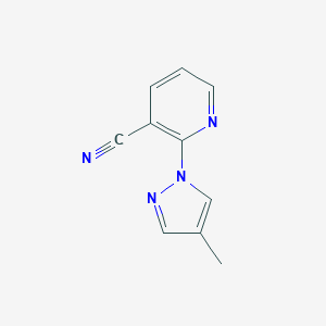 2-(4-methyl-1H-pyrazol-1-yl)nicotinonitrileͼƬ