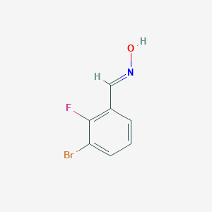 (E)-N-[(3-Bromo-2-fluorophenyl)methylidene]hydroxylamine图片