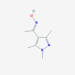 (E)-N-[1-(1,3,5-trimethyl-1H-pyrazol-4-yl)ethylidene]hydroxylamineͼƬ