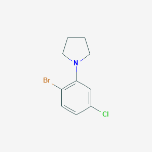 1-(2-Bromo-5-chlorophenyl)pyrrolidineͼƬ