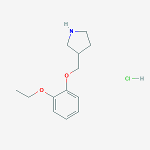 3-[(2-Ethoxyphenoxy)methyl]pyrrolidinehydrochlorideͼƬ