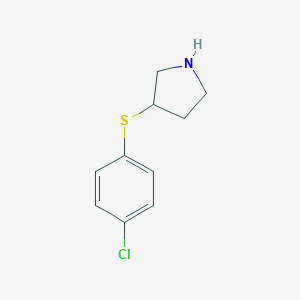 3-[(4-chlorophenyl)sulfanyl]pyrrolidineͼƬ