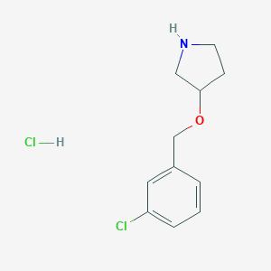 3-[(3-Chlorobenzyl)oxy]pyrrolidine hydrochlorideͼƬ