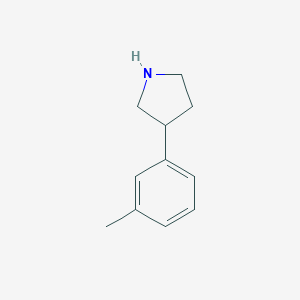 3-(3-Methylphenyl)pyrrolidine Hydrochloride图片