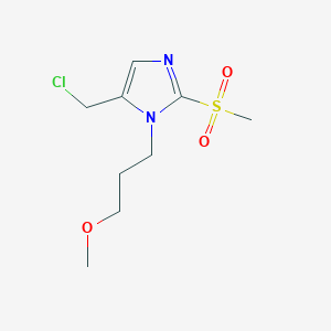 5-(chloromethyl)-2-methanesulfonyl-1-(3-methoxypropyl)-1H-imidazoleͼƬ