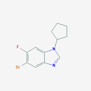 5-Bromo-1-cyclopentyl-6-fluorobenzimidazoleͼƬ