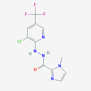 N'-[3-Chloro-5-(trifluoromethyl)-2-pyridinyl]-1-methyl-1H-imidazole-2-carbohydrazideͼƬ