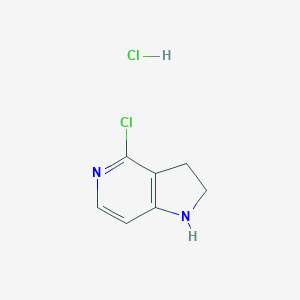 4-Chloro-2,3-dihydro-1H-pyrrolo[3,2-c]pyridine HydrochlorideͼƬ