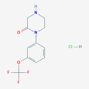 1-(3-(Trifluoromethoxy)Phenyl)Piperazin-2-One Hydrochloride SaltͼƬ