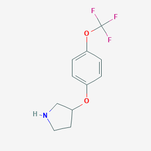 3-[4-(Trifluoromethoxy)phenoxy]pyrrolidine Hydrochloride SaltͼƬ