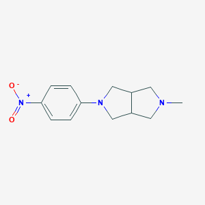 2-Methyl-5-(4-nitrophenyl)-octahydro-pyrrolo[3,4-c]pyrroleͼƬ