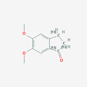 5,6-Dimethoxy-1-indanone-13C3ͼƬ