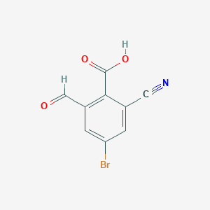 4-Bromo-2-cyano-6-formylbenzoic acidͼƬ