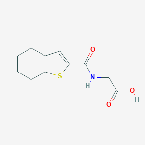 2-(4,5,6,7-Tetrahydro-1-benzothiophen-2-ylformamido)acetic AcidͼƬ