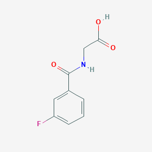 2-[(3-fluorophenyl)formamido]acetic acidͼƬ