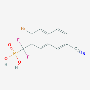 P-[(3-Bromo-7-cyano-2-naphthalenyl)difluoromethyl]phosphonic Acid Diammonium SaltͼƬ