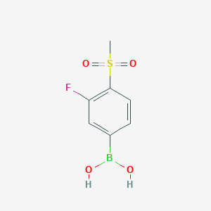 3-Fluoro-4-(methylsulfonyl)phenylboronicacidͼƬ