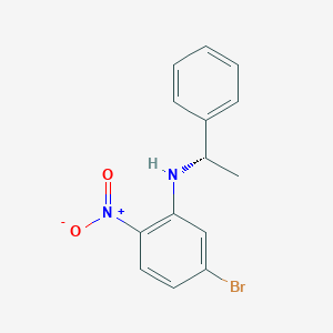 5-Bromo-2-nitro-N-[(1S)-1-phenylethyl]anilineͼƬ