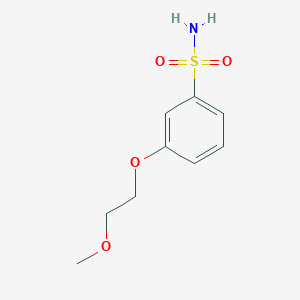 3-(2-methoxyethoxy)benzene-1-sulfonamide图片