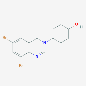 4-(6,8-Dibromo-3(4H)-quinazolinyl)-cyclohexanolͼƬ