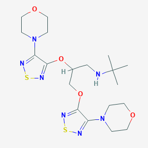 2-[4-(4-Morpholinyl)-1,2,5-thiadiazol-3-yl]-rac-Timolol Ether图片