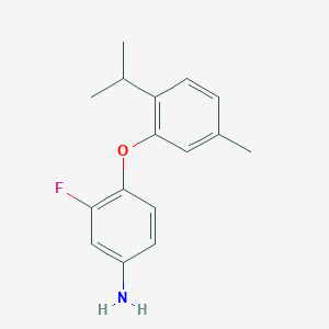 3-Fluoro-4-(2-isopropyl-5-methylphenoxy)anilineͼƬ