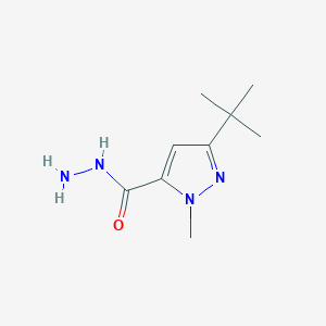 3-(tert-Butyl)-1-methyl-1H-pyrazole-5-carbohydrazideͼƬ