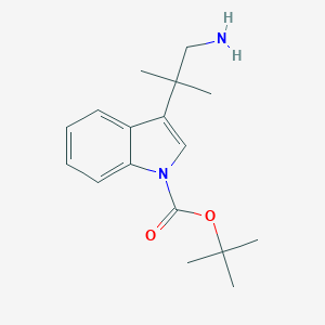 Tert-butyl 3-(1-amino-2-methylpropan-2-yl)-1H-indole-1-carboxylateͼƬ