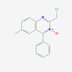 2-(Chloromethyl)-6-methyl-4-phenyl-quinazoline 3-OxideͼƬ