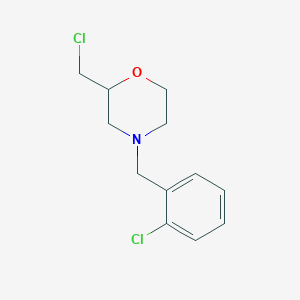 2-(Chloromethyl)-4-[(2-chlorophenyl)methyl]morpholineͼƬ