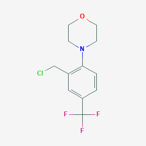 4-[2-(Chloromethyl)-4-(trifluoromethyl)phenyl]morpholineͼƬ