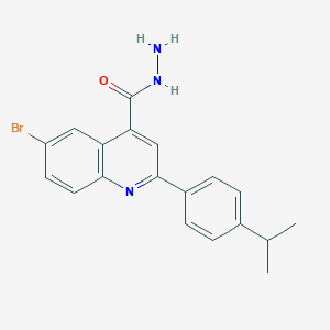 6-bromo-2-(4-isopropylphenyl)quinoline-4-carbohydrazideͼƬ