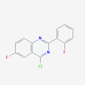 4-Chloro-6-fluoro-2-(2-fluorophenyl)quinazolineͼƬ