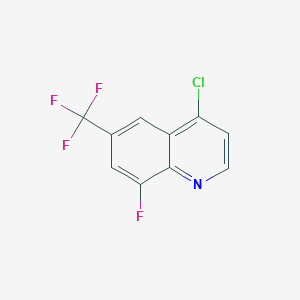 4-Chloro-8-fluoro-6-(trifluoromethyl)quinolineͼƬ