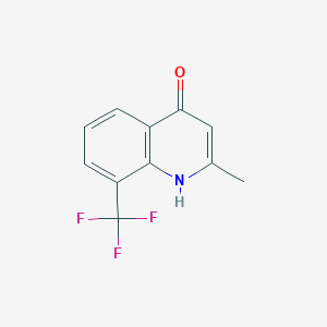 4-Hydroxy-2-methyl-8-(trifluoromethyl)quinolineͼƬ