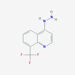 4-Hydrazinyl-8-(trifluoromethyl)quinolineͼƬ