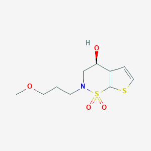 (4S)-3,4-Dihydro-2-(3-methoxypropyl)-2H-thieno[3,2-e]-1,2-thiazin-4-ol 1,1-DioxideͼƬ