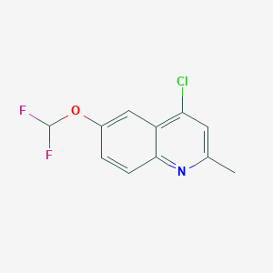 4-Chloro-6-(difluoromethoxy)-2-methylquinolineͼƬ