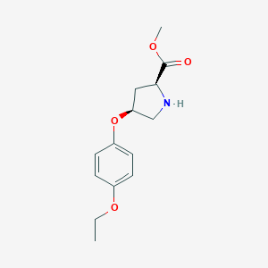 Methyl(2S,4S)-4-(4-ethoxyphenoxy)-2-pyrrolidinecarboxylateͼƬ