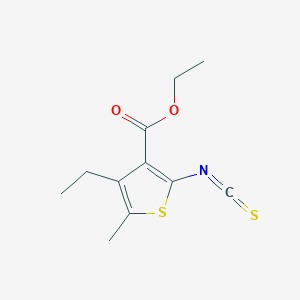 Ethyl 4-ethyl-2-isothiocyanato-5-methylthiophene-3-carboxylate图片