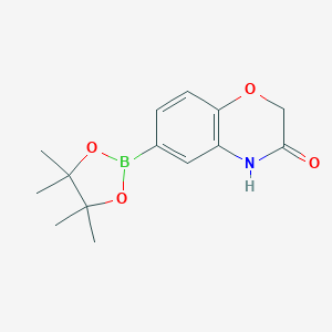 3-羰基-3,4-二氢-2H-1,4-苯并恶嗪-6-硼酸频哪醇酯图片