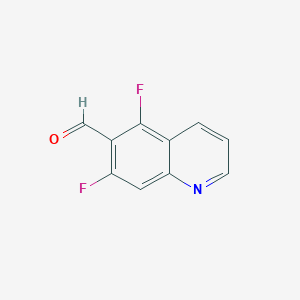 5,7-DIFLUOROQUINOLINE-6-CARBALDEHYDEͼƬ