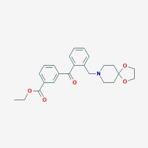 3'-Carboethoxy-2-[8-(1,4-dioxa-8-azaspiro-[4,5]decyl)methyl]benzophenoneͼƬ