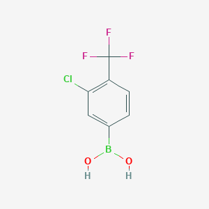 3-Chloro-4-(trifluoromethyl)phenylboronic acidͼƬ