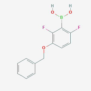 3-苄氧基-2,6-二氟苯硼酸图片